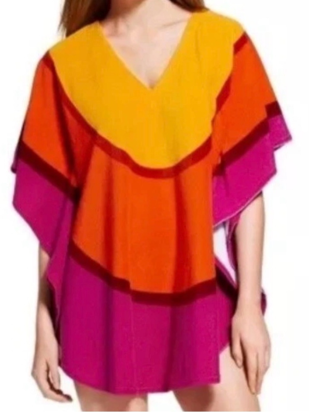 Marimekko Terrycloth  Beach Cover-up Poncho Target Size S/M vacation resort